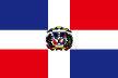 도미니카공화국(Dominican Republic)의 국기 사진
