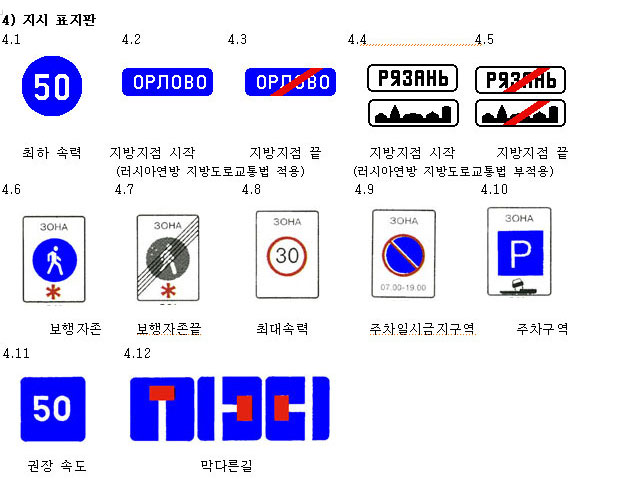 지시표지판